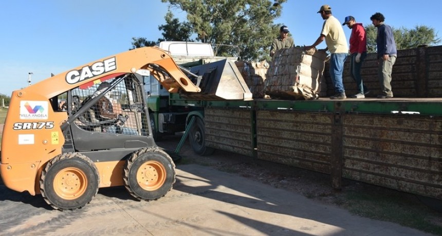 LA PLANTA GIRSU REALIZÓ UNA NUEVA VENTA DE CARTÓN POR 40 MIL PESOS 