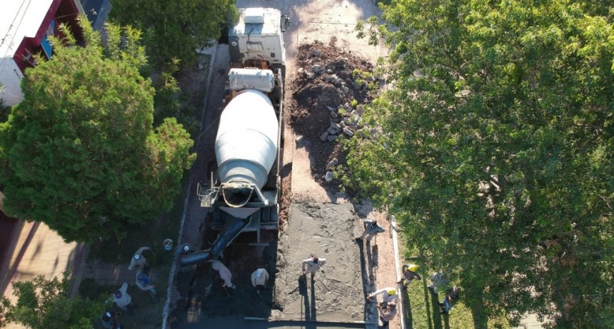 PAPP DESTACÓ LAS OBRAS DE BACHEO CON MANO DE OBRA Y MAQUINARIA MUNICIPAL   