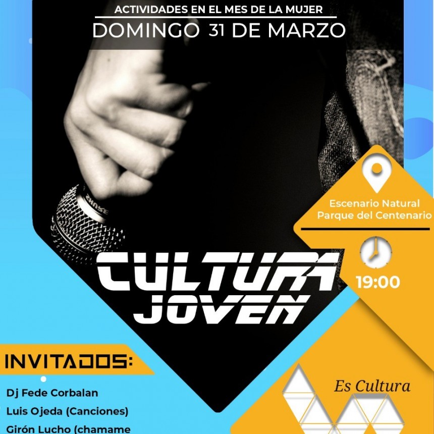 NUEVO ENCUENTRO DE CULTURA JOVEN EN EL CIERRE DEL MES DE LA MUJER