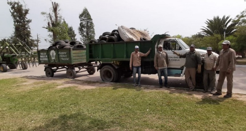 EL MUNICIPIO REALIZA RECOLECCIÓN DE NEUMÁTICOS
