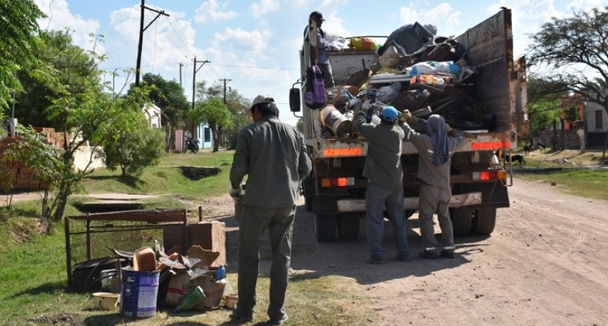 EL MUNICIPIO REALIZARÁ DESCACHARRADO EL MIÉRCOLES 11 EN BARRIOS 279, 96 Y 84 VIVIENDAS