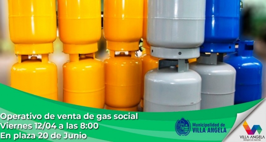 OPERATIVO DE GAS SOCIAL EN LA PLAZA 20 DE JUNIO DEL BARRIO 279