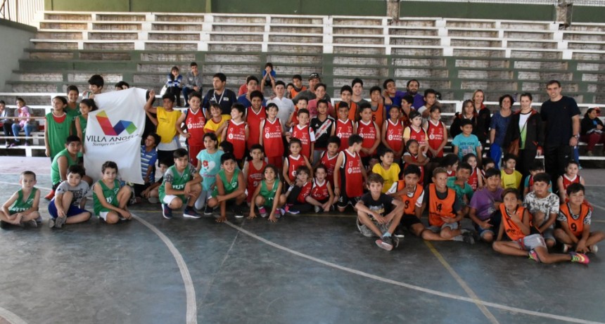 DEPORTES ORGANIZÓ EL SEGUNDO ENCUENTRO DE BASQUET