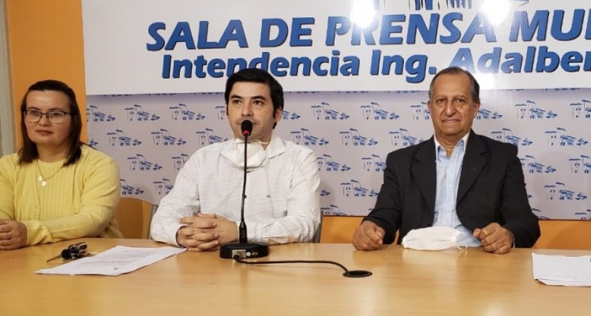 EL INTENDENTE PRESENTÓ A LAS NUEVAS AUTORIDADES DEL HOSPITAL “SALVADOR MAZZA”