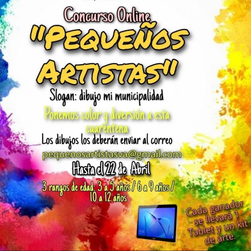 EL MUNICIPIO ABRE UN CONCURSO DE ARTE PARA LOS NIÑOS