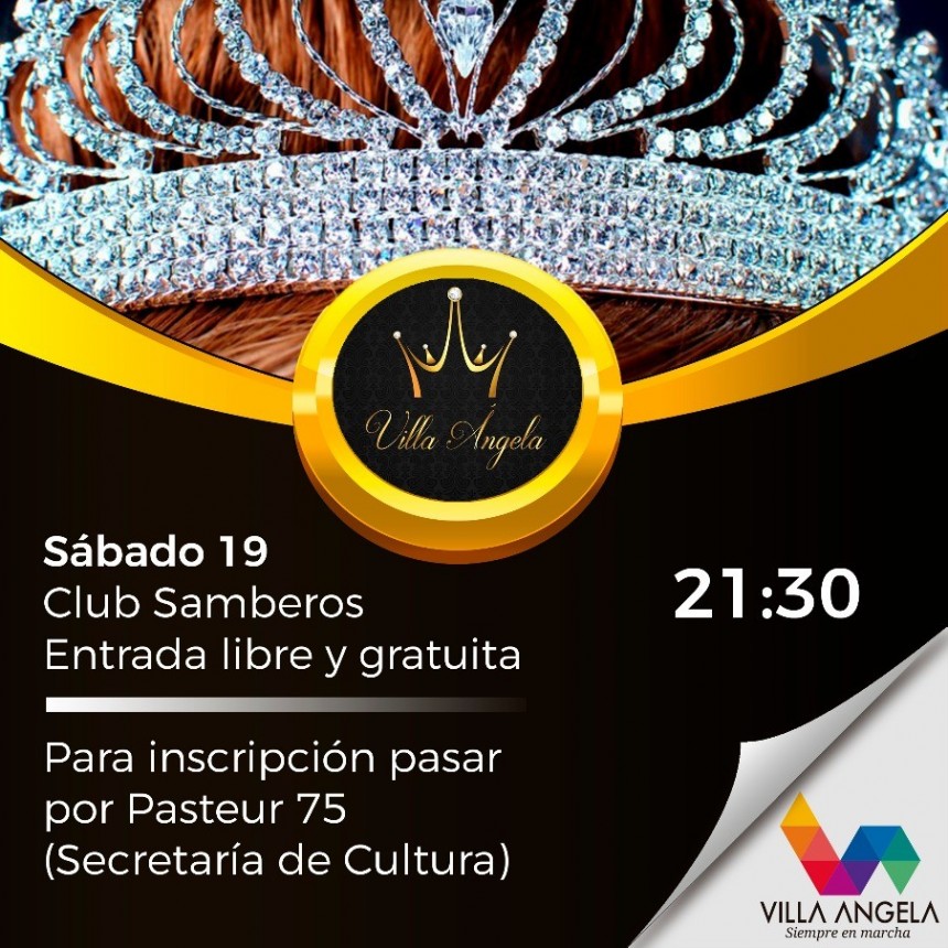 MIRYAM COLMAN: “ESTÁN ABIERTAS LAS INSCRIPCIONES PARA PARTICIPAR DE LA ELECCIÓN DE LA REINA DE VILLA ÁNGELA 2018”