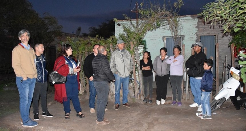 PAPP SE REUNIÓ CON VECINOS DEL SECTOR K PARA COORDINAR TRABAJOS PARA EL BARRIO