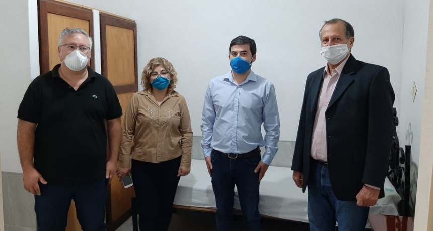 ADALBERTO PAPP DESTACÓ EL TRABAJO EN CONJUNTO PARA HABILITAR EL ALBERGUE 