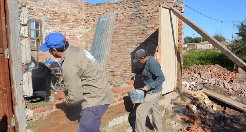 LA MUNICIPALIDAD REALIZÓ 25 SOLUCIONES HABITACIONALES EL ÚLTIMO MES