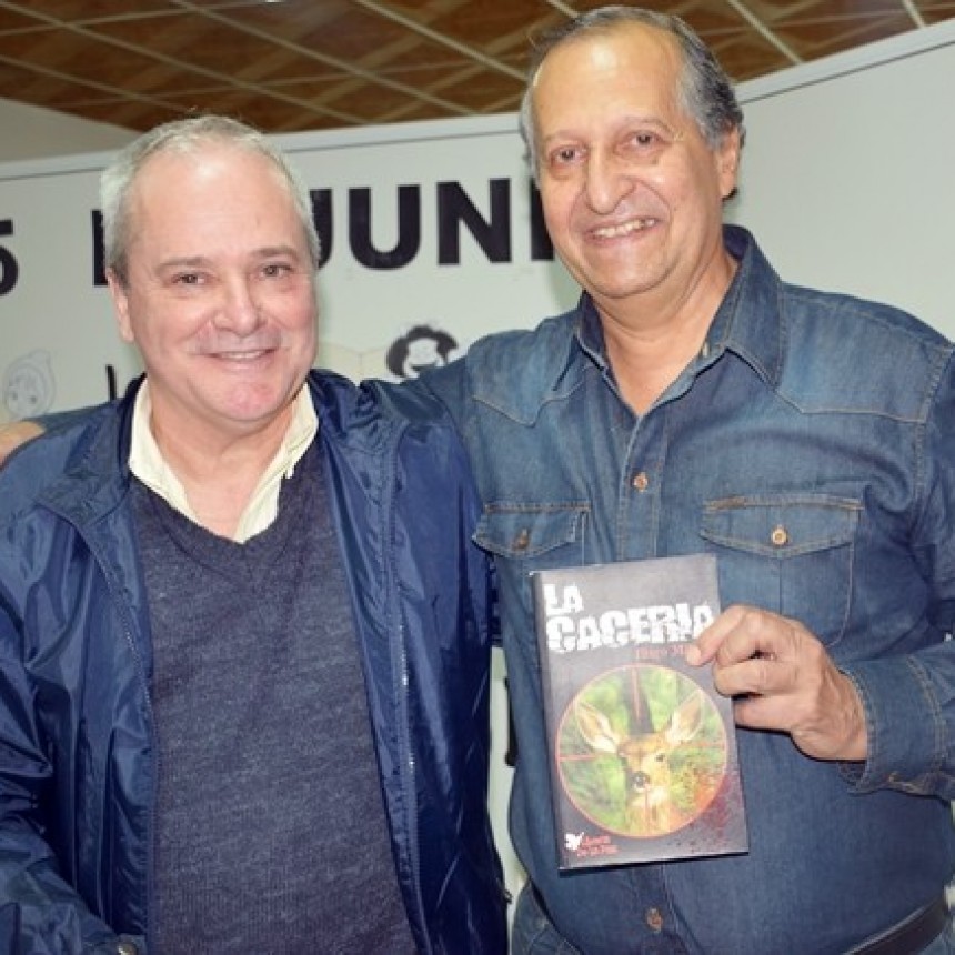 EL ESCRITOR HUGO MITOIRE VISITÓ LA BIBLIOTECA MUNICIPAL “MARCELO DE PHILIPPIS” Y LA BIBLIOTECA PÚBLICA POPULAR “ALMA FUERTE”  