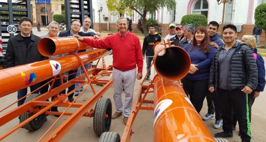 PAPP PRESENTÓ DOS BOMBAS ARROCERAS ADQUIRIDAS PARA QUE EL MUNICIPIO ESTE PREPARADO PARA CONTINGENCIAS HÍDRICAS