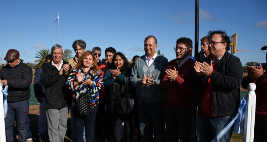 PAPP INAUGURÓ LA OBRA DE REFACCIÓN INTEGRAL DE LA PLAZA DEL BARRIO SARGENTO CABRAL