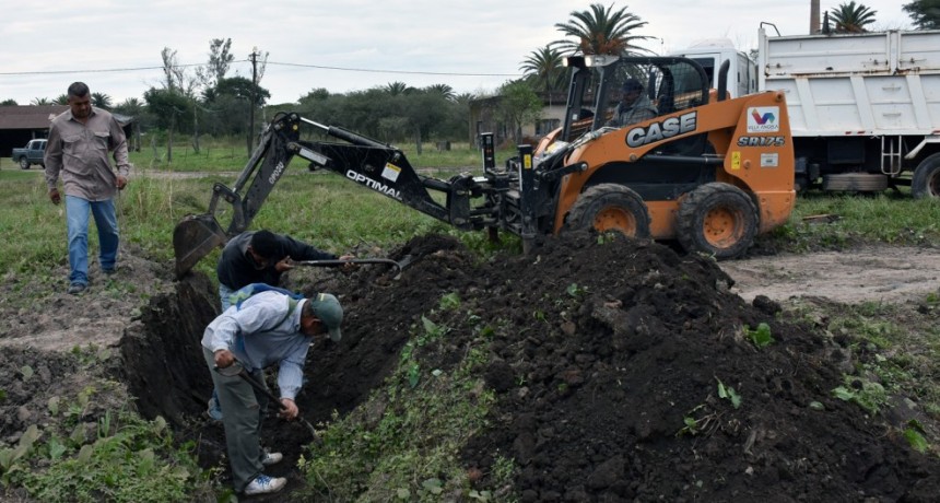 EL MUNICIPIO CONTINUA CON TAREAS DE LIMPIEZA Y ALCANTARILLADO EN LA CIUDAD
