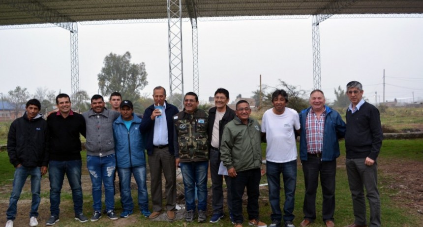 PAPP DESTACÓ LA RÁPIDA CONSTRUCCIÓN DEL TINGLADO PARA LA ASOCIACIÓN DE VETERANOS DE MALVINAS
