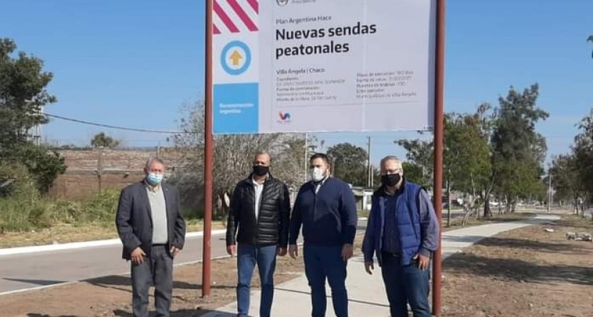 PAPP Y EL SECRETARIO DE MUNICIPIOS SUPERVISARON LAS OBRAS QUE SE DESARROLLAN EN LA CIUDAD