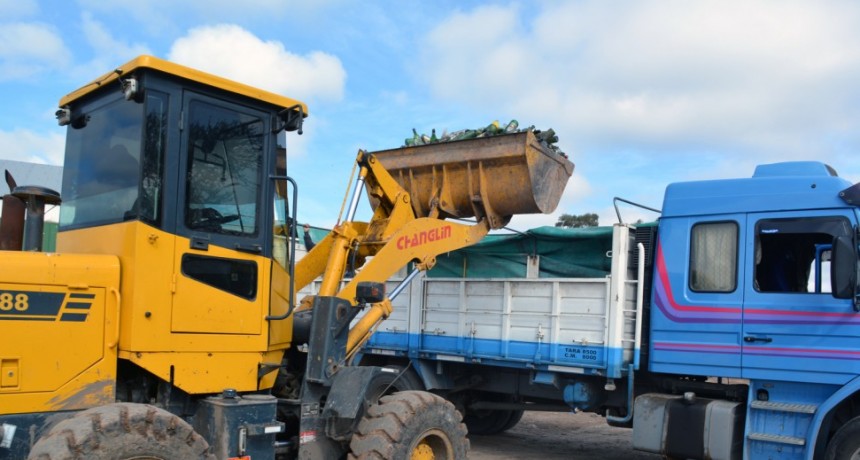 EL MUNICIPIO REALIZÓ LA VENTA DE  25.000 KILOS DE VIDRIO