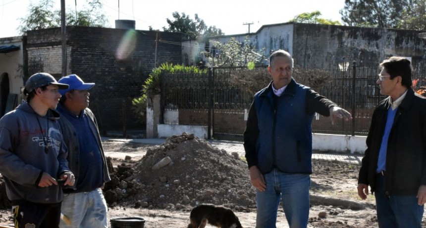 BACHE DEL BARRIO REMEDIOS DE ESCALADA: “LA SEMANA QUE VIENE SE HABILITA EL TRÁNSITO”