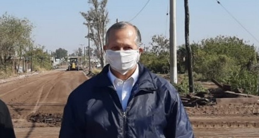 EL INTENDENTE PAPP DESTACÓ EL IMPULSO DEL GOBIERNO PROVINCIAL PARA BENEFICIAR A VILLA ÁNGELA CON MÁS PAVIMENTO