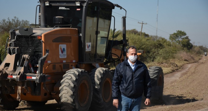 EL INTENDENTE ADALBERTO PAPP SUPERVISÓ LOS TRABAJOS DE PERFILADO 