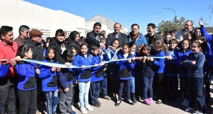 PAPP INAUGURÓ LAS DÁRSENAS DE ESCUELA UEGP N°28 “FÉLIX FRÍAS”