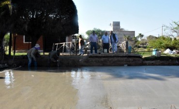 PAPP SUPERVISÓ EL AVANCE DEL  PAVIMENTO DE CALLE MATURÍN 