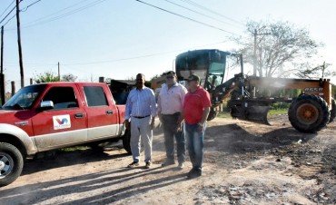SERVICIOS PÚBLICOS TRABAJA SOBRE CALLES CALEMBA Y PEDRO RIERA