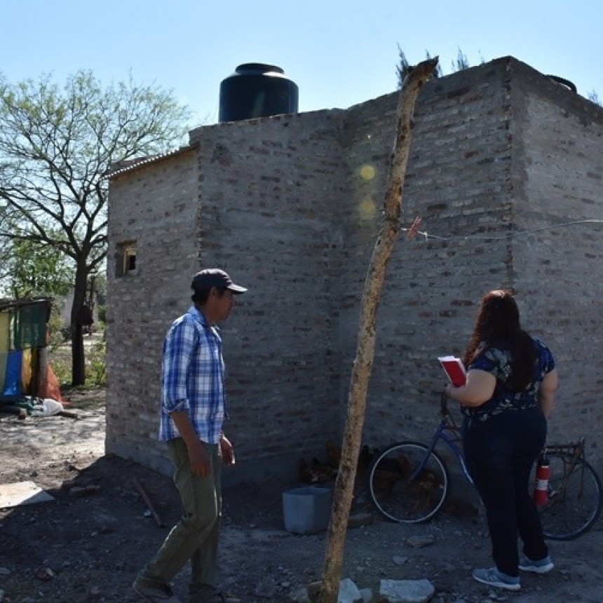 MUNICIPIO SUPERVISÓ UNA NUEVA SOLUCIÓN HABITACIONAL EJECUTADA EN EL PEGOURIEL