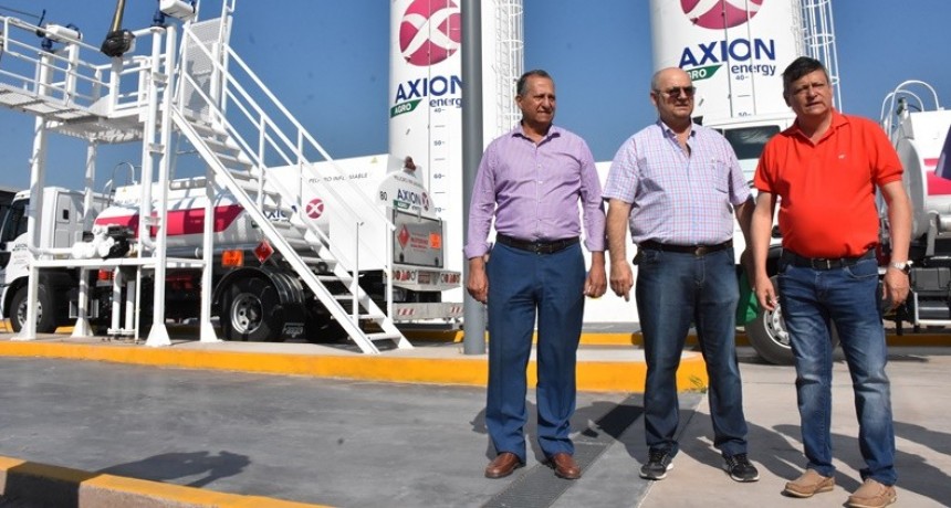 PAPP EN LA INAUGURACIÓN DE LA PLANTA MAYORISTA AXION, DESTACÓ EL IMPULSO Y LA INVERSIÓN DE LA FAMILIA MORAND EN VILLA ÁNGELA