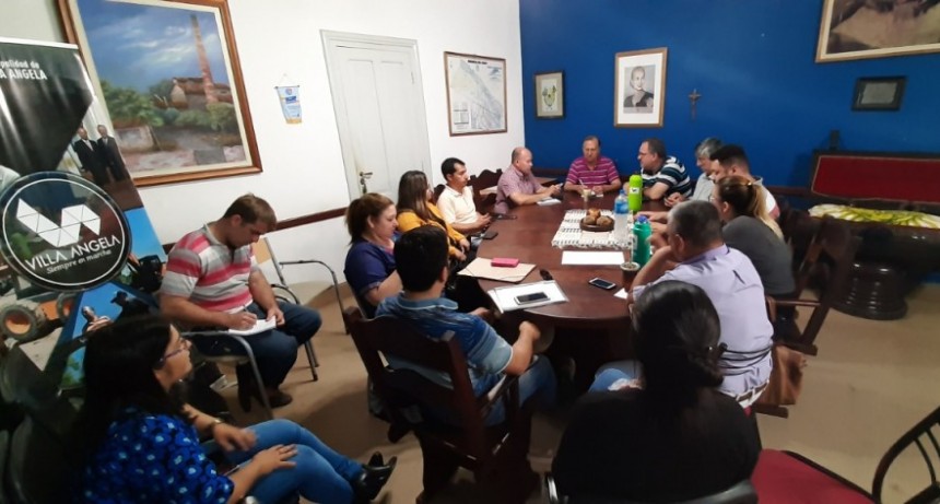PAPP DIAGRAMÓ TRABAJOS CON SU GABINETE Y REMARCÓ EL FUERTE COMPROMISO CON VILLA ÁNGELA