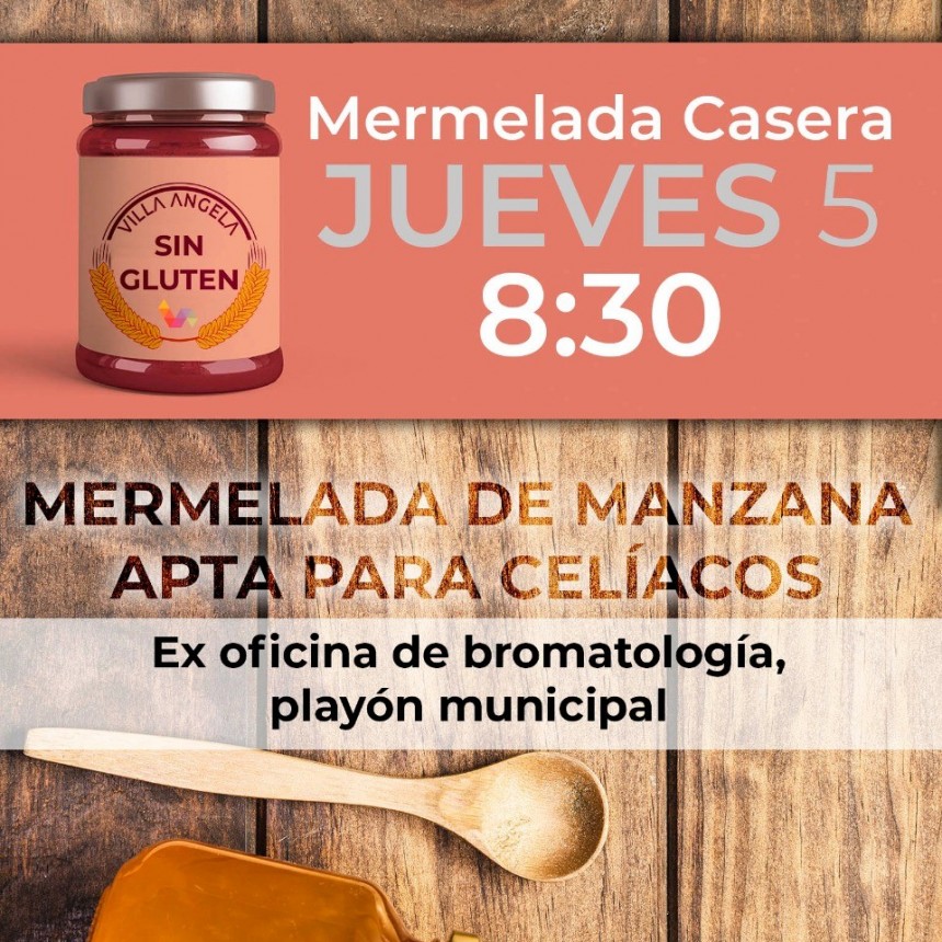 EL MUNICIPIO INVITA A UN TALLER DE MERMELADA CASERA APTA PARA CELÍACOS
