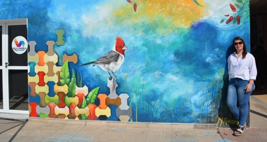 NUEVO MURAL EN LA CASA DE LA HISTORIA Y LA CULTURA DEL BICENTENARIO DE VILLA ÁNGELA