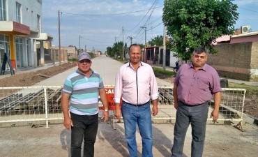 PAPP VALORÓ EL IMPORTANTE NÚMERO DE CALLES ASFALTADAS REALIZADAS ENTRE MUNICIPIO Y PROVINCIA