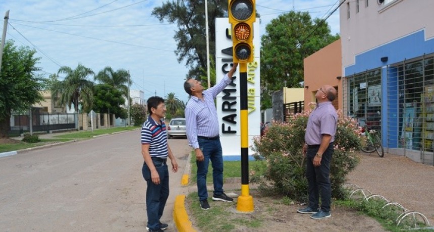 EL MUNICIPIO REALIZÓ LA INSTALACIÓN DE CINCO NUEVOS SEMÁFOROS EN LA CIUDAD